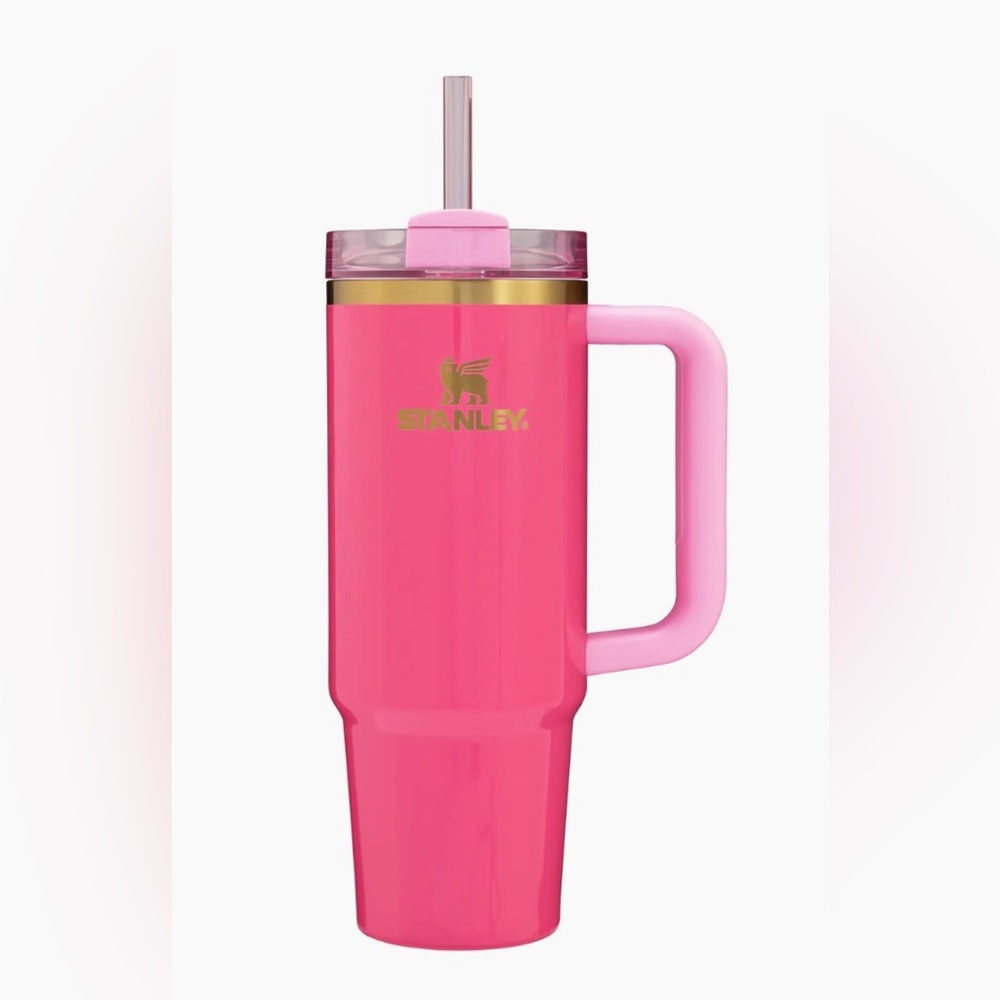 Stanley Pink Parade 30 oz Quencher Mug H2.0 Tumbler BNIB Ltd Ed!!!